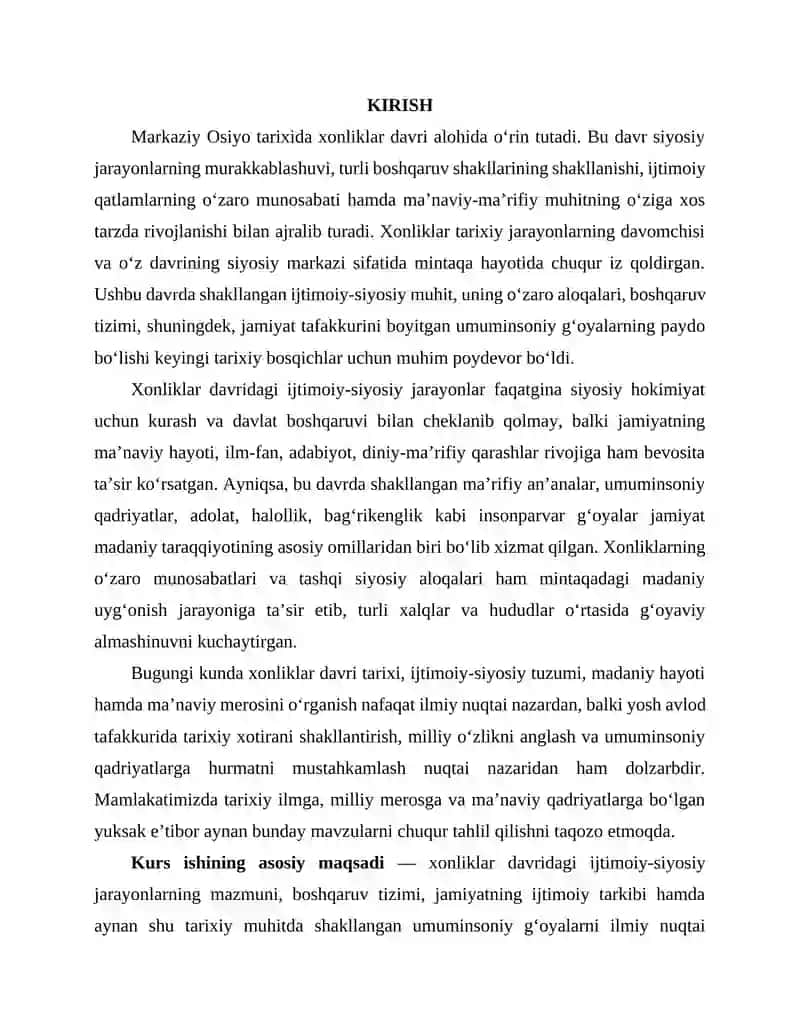 XONLIKLAR DAVRIDA IJTIMOIY-SIYOSIY MUHIT VA UMUMINSONIY GʻOYALARNI SHAKLLANISHI 3