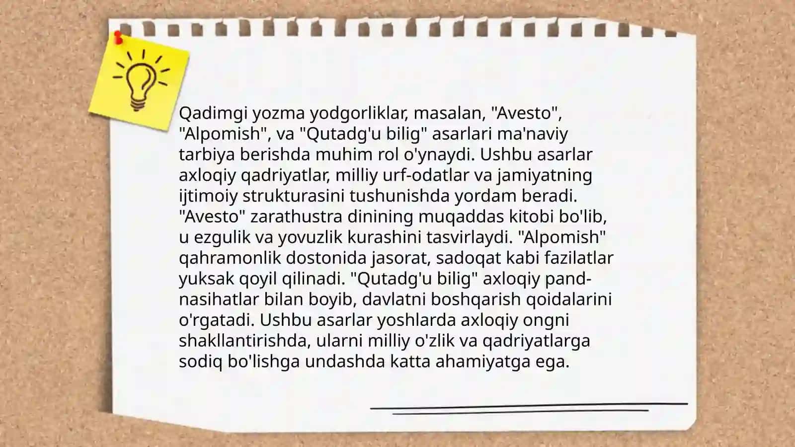 Eng qadimgi yozma yodgorliklarlarda ta’lim tarbiya masalalari. Hadis ilmi va uning tarbiyaviy ahamiyati 3