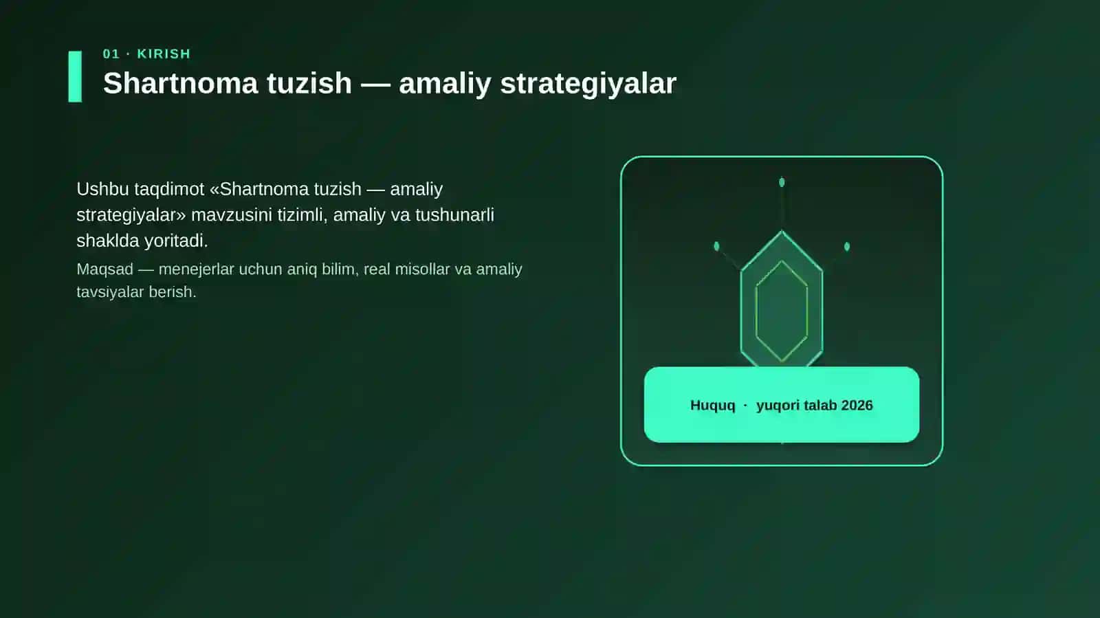 Shartnoma tuzish — amaliy strategiyalar 3
