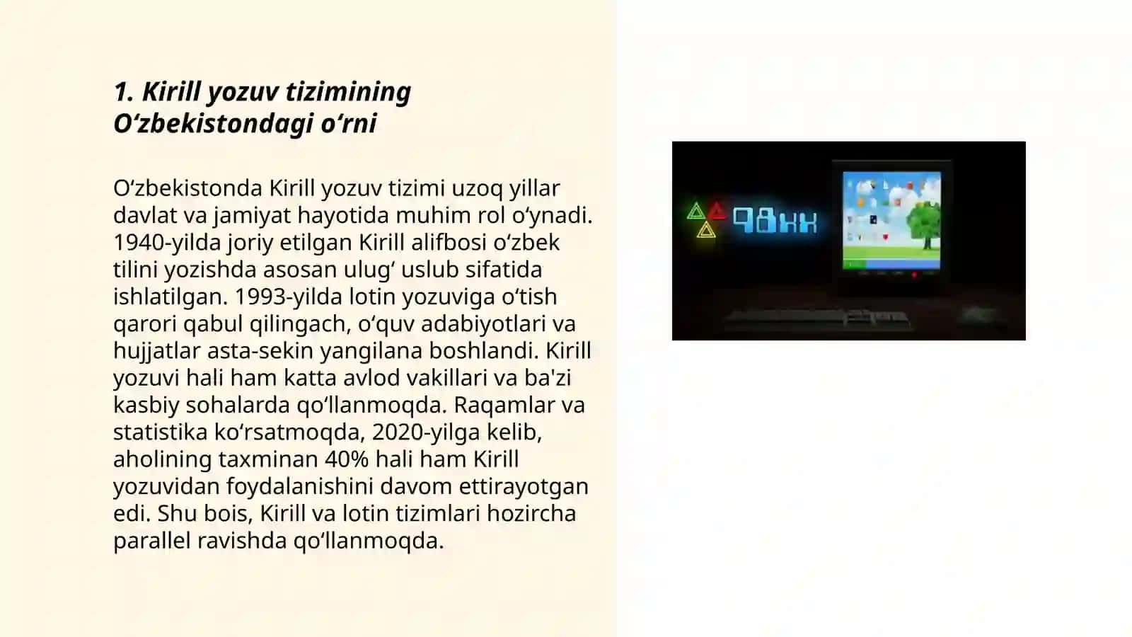 Kirill va Lotin yozuv tizimlari tarixi 3