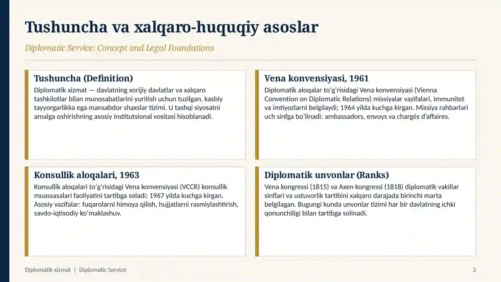 DIPLOMATIK XIZMAT 3