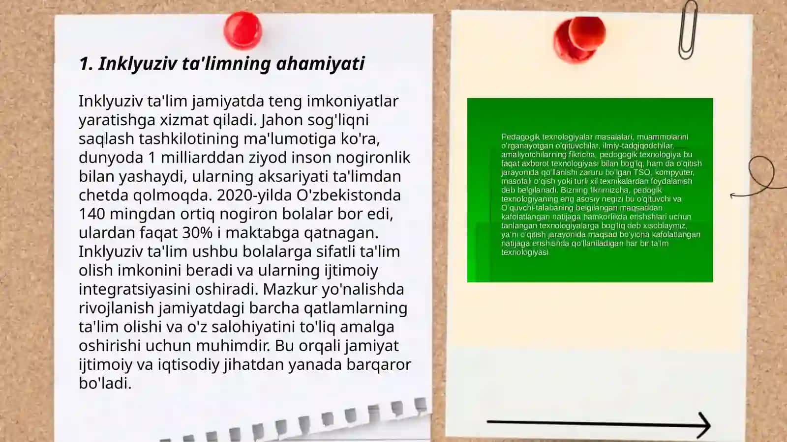 Pedagogik o'quv adabiyotlari vositasidan inklyuziv ta'limda muhtoj o'quvchilar bilan ishlash 3