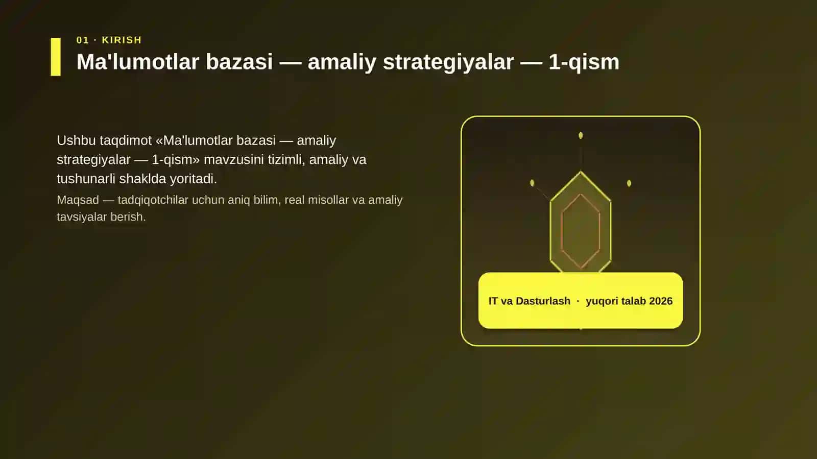 Ma'lumotlar bazasi — amaliy strategiyalar — 1-qism 3