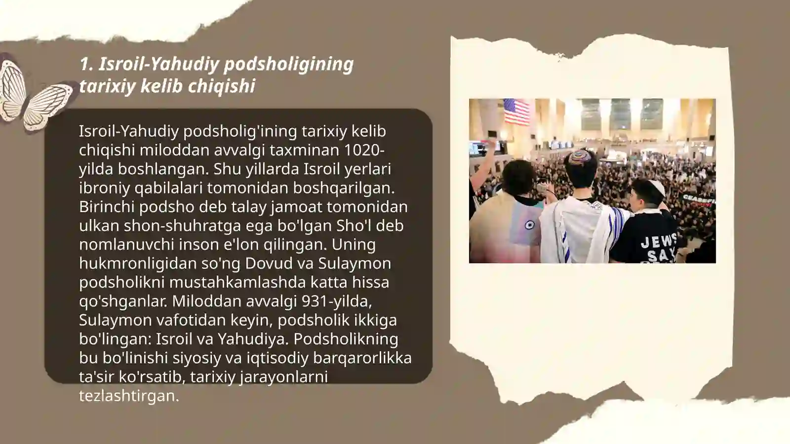Isroil-Yahudiy podsholigi 3