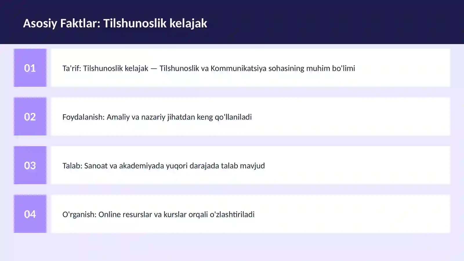 Tilshunoslik kelajak 3