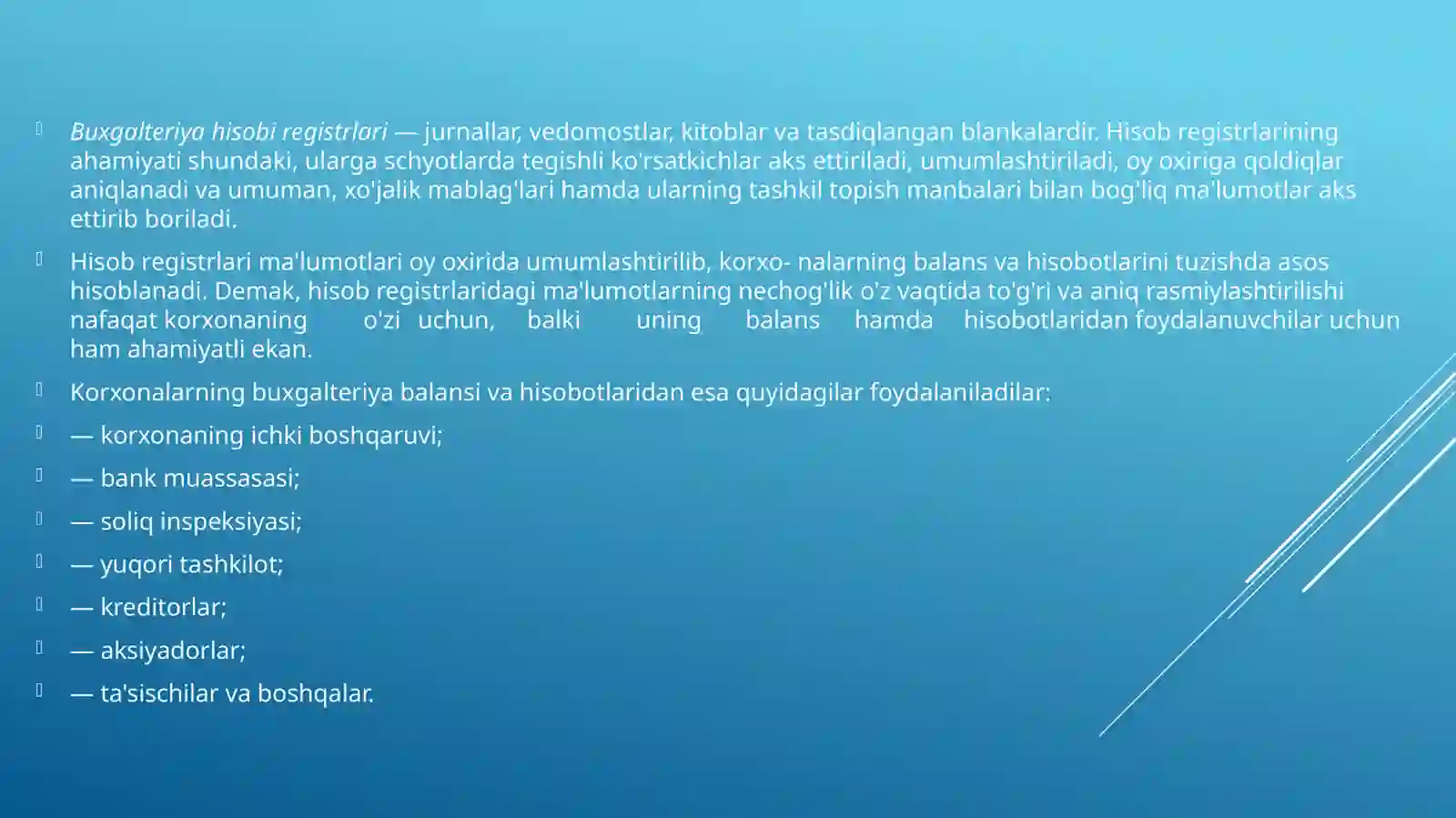 Buxgalteriya Hisobi Turlari 3