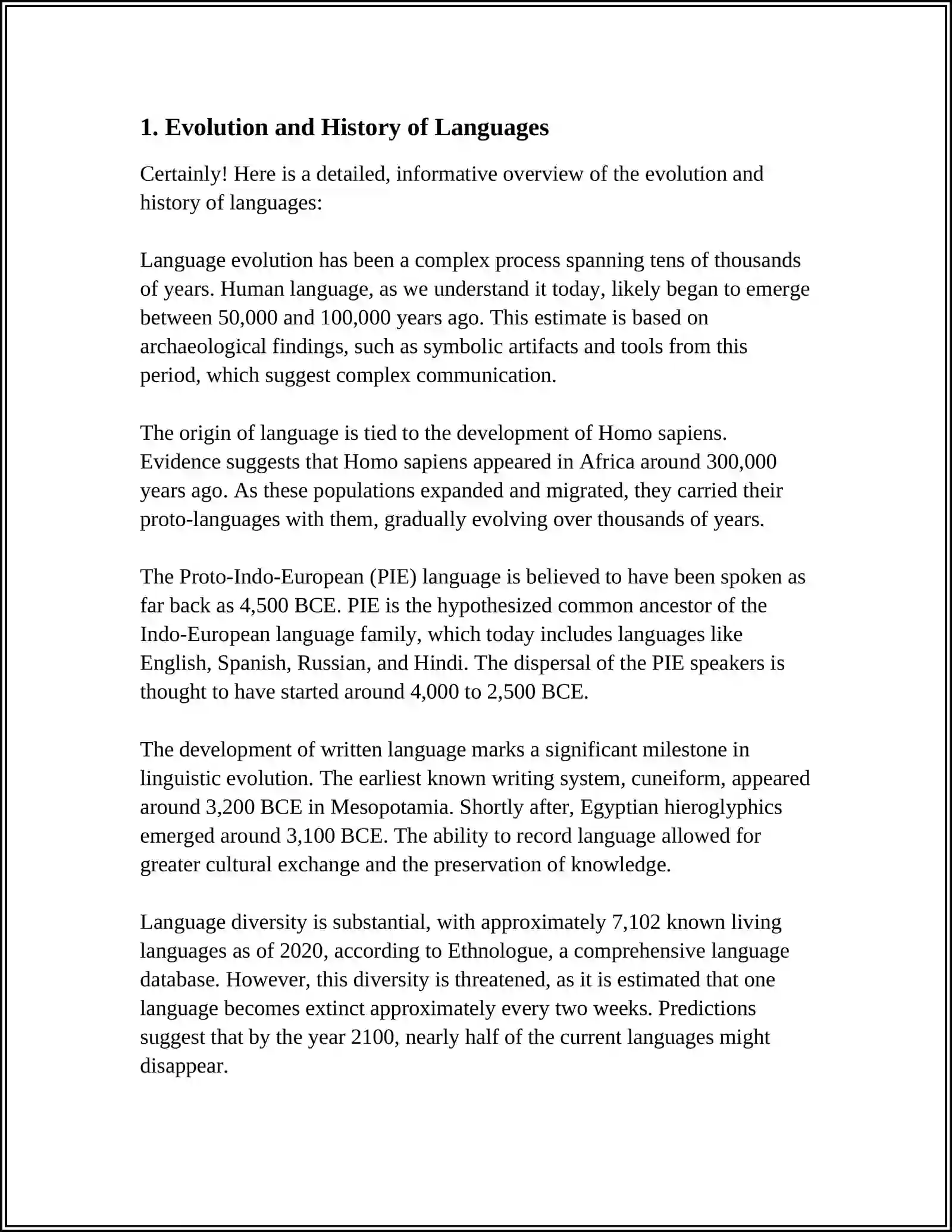 LANGUAGES OF THE WORLD 3