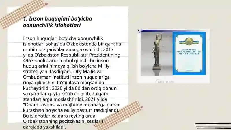 Inson Huquqlari va Erkinliklari Kafolatining Yaratilishi 3