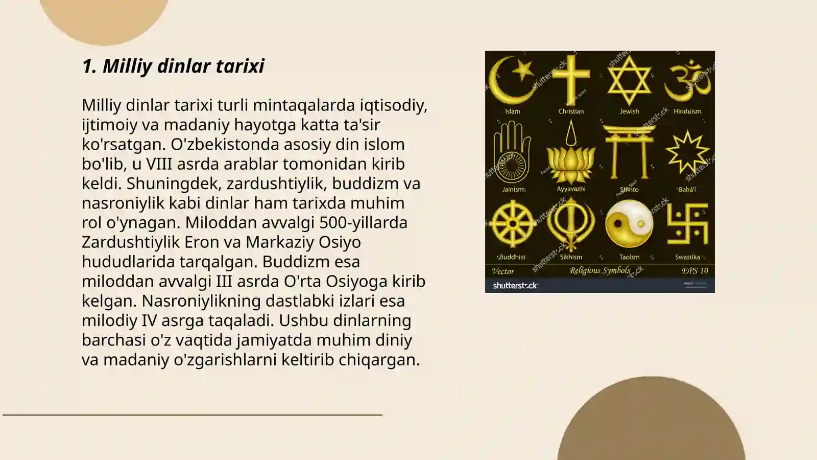Milliy dinlar tushchasi 3