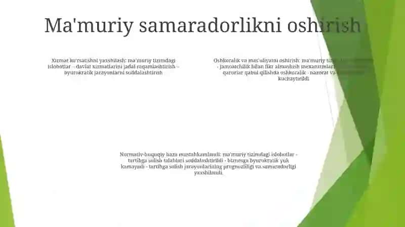 Davlat Boshqaruv Tizimida Olib Borilayotgan Islohotlar 3