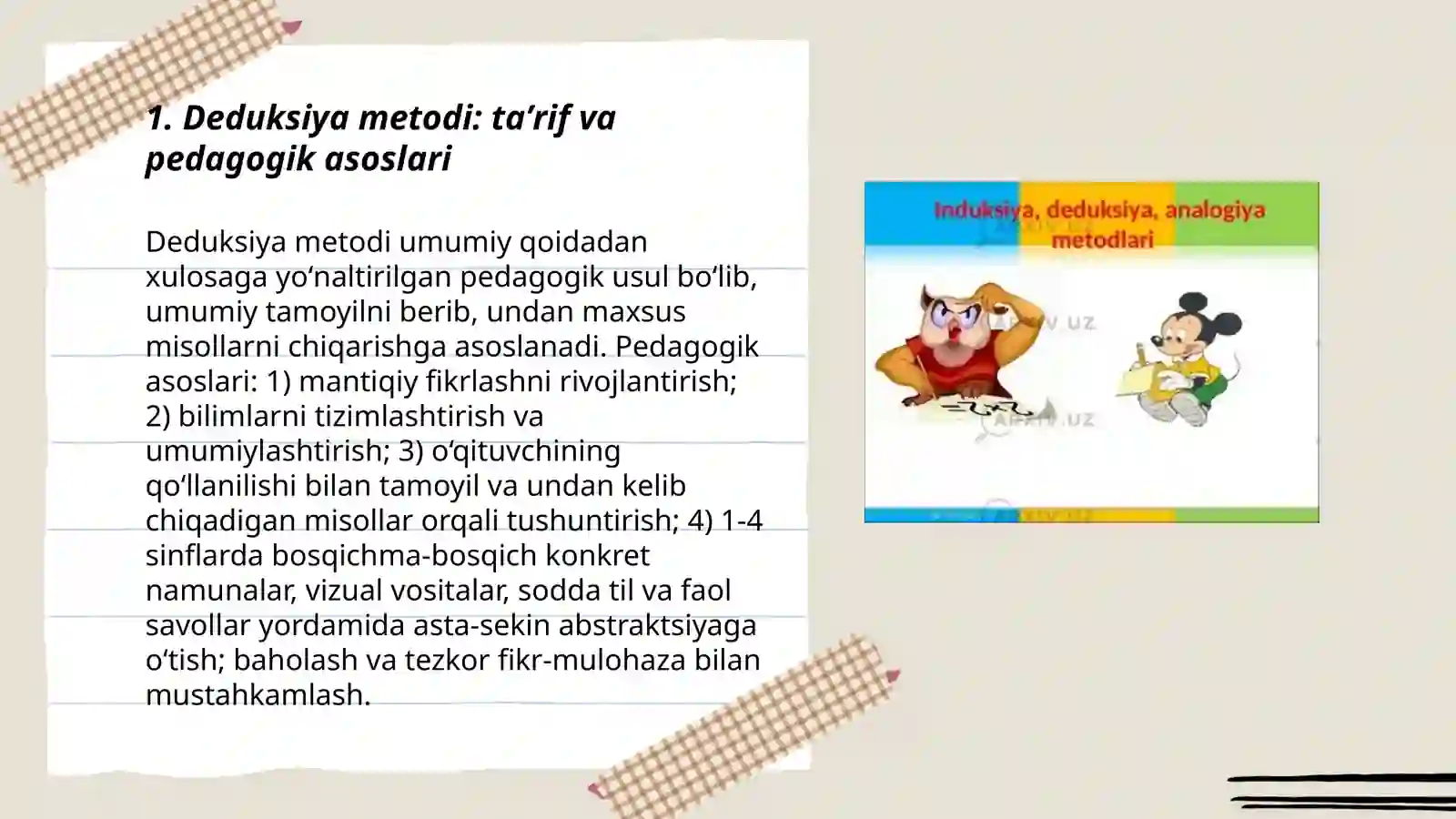 Deduksiya metodi 3