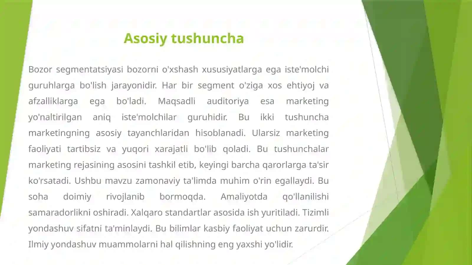 Bozor Segmentatsiyasi va Maqsadli Auditoriyani Aniqlash 3