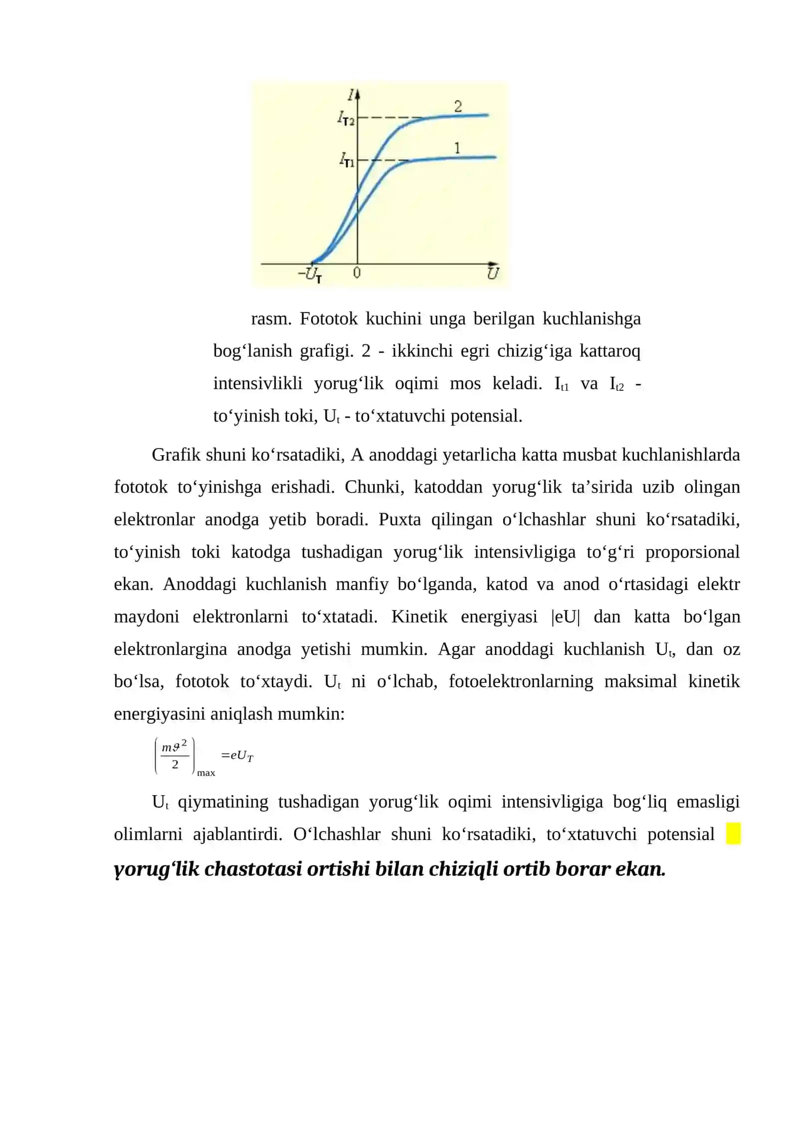 Yorug’likning korpuskulyar xususiyatlari 3