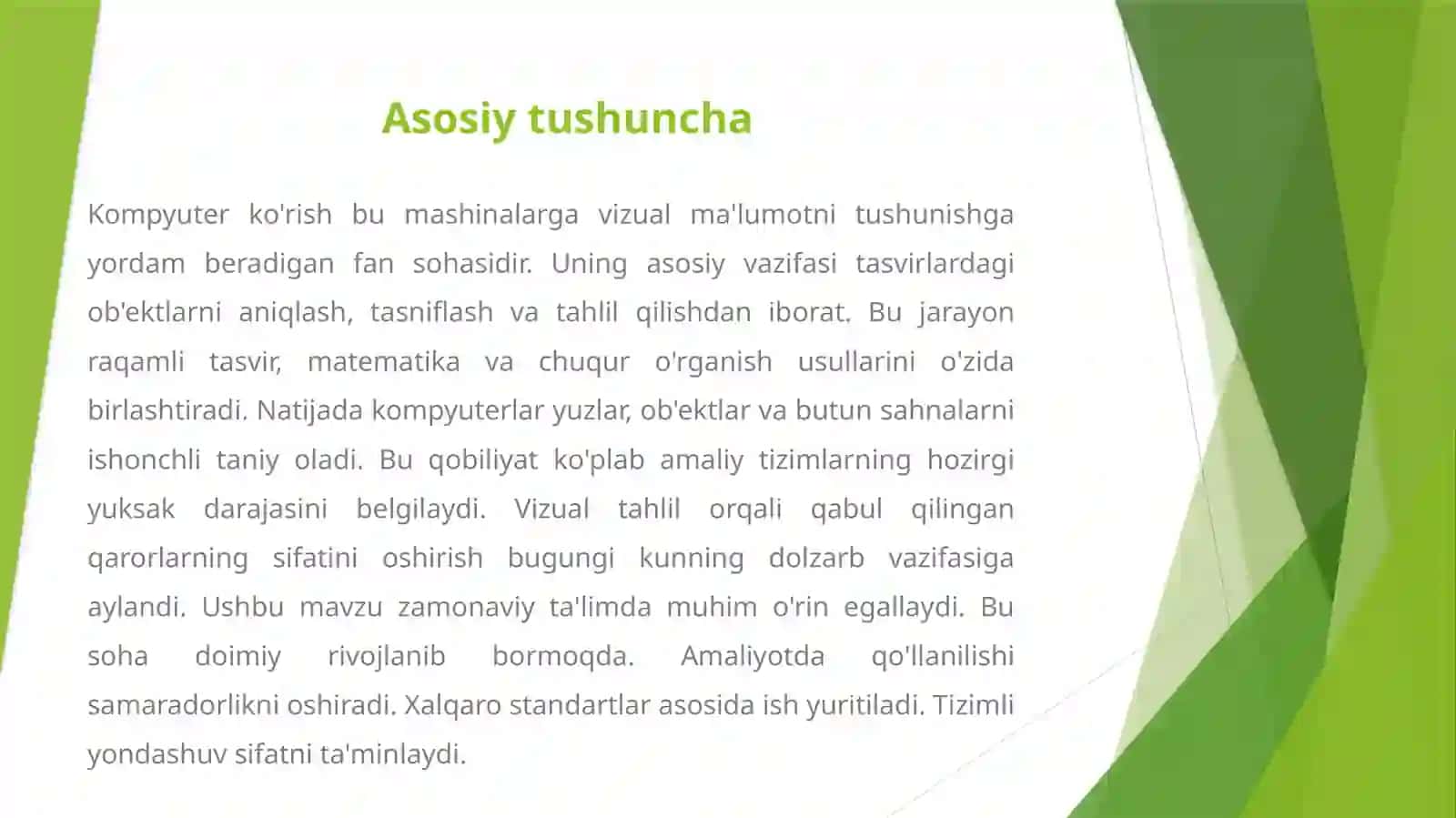 Kompyuter ko'rish texnologiyalari 3