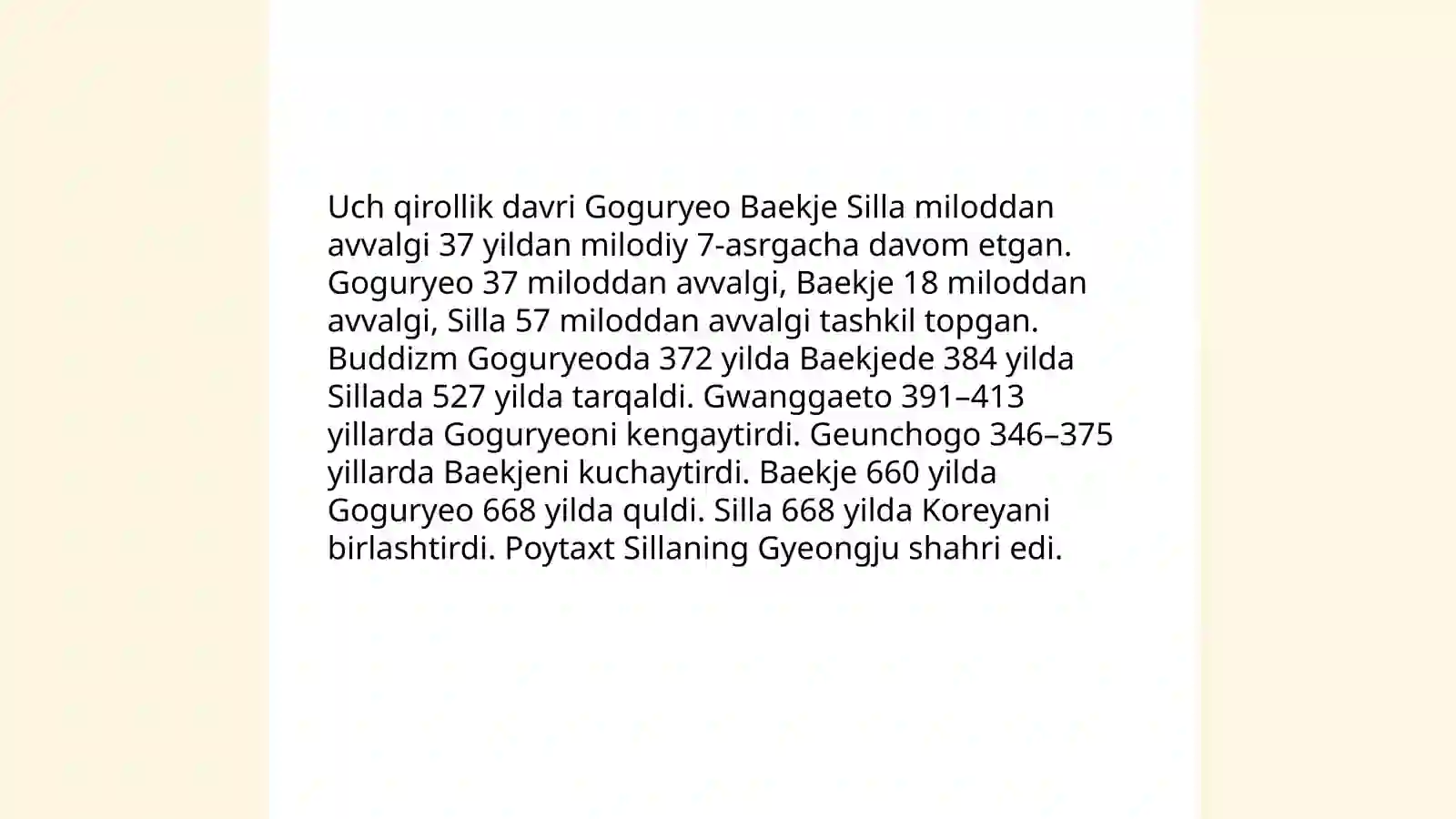 Koreya o'rta asrlarda 3