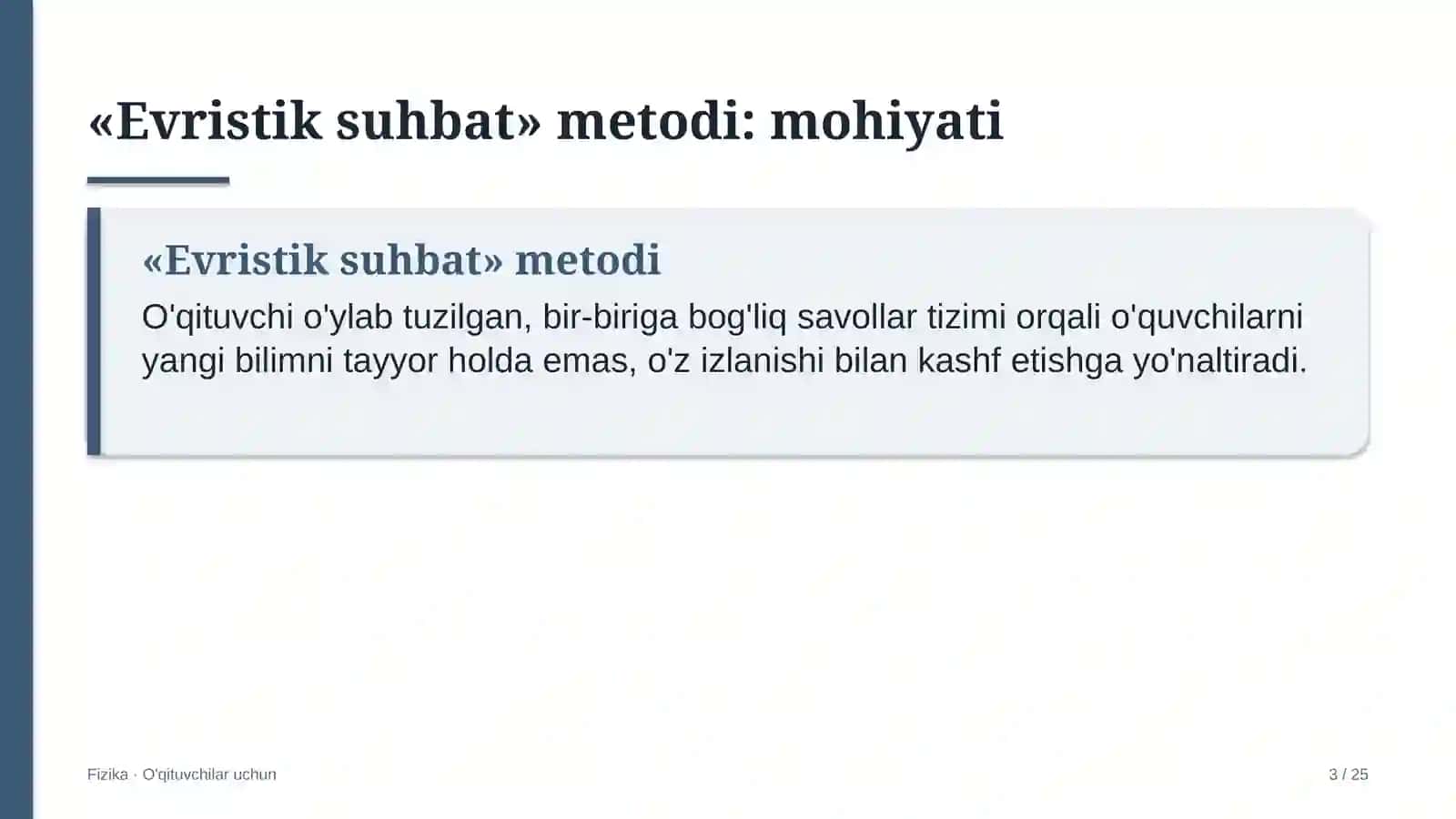 fizika darslarida evristik suhbat metodidan foydalanish 4936 3