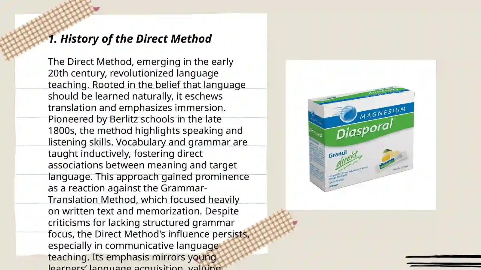 The direct method 3