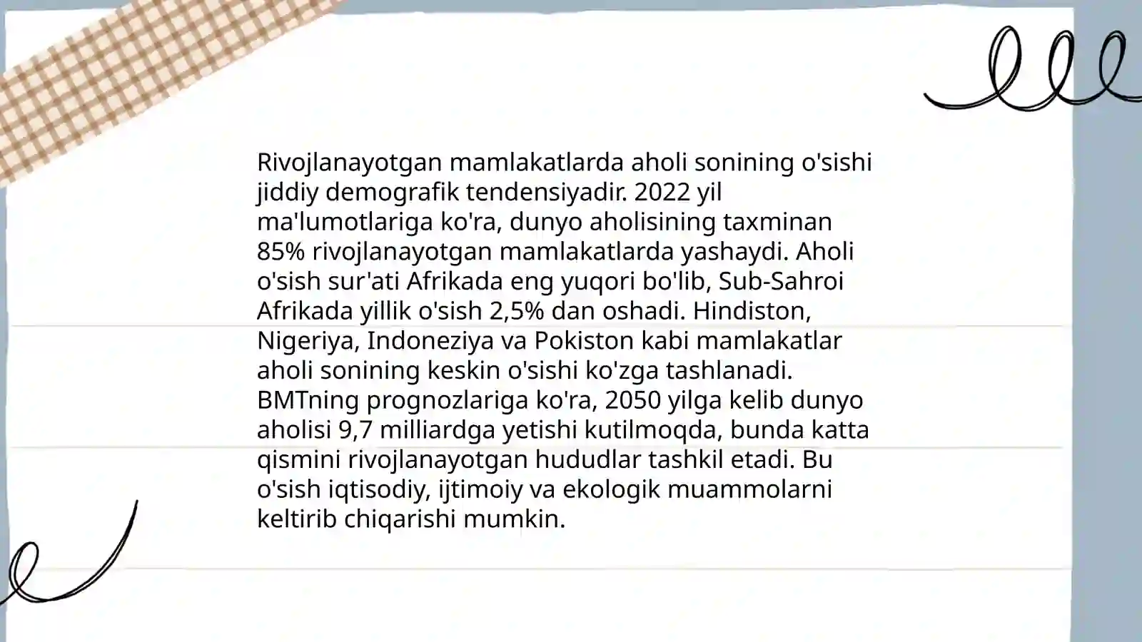 Rivojlangan mamlakatlarda aholi va mehnat bozori ko‘rsatkichlari tahlili 3