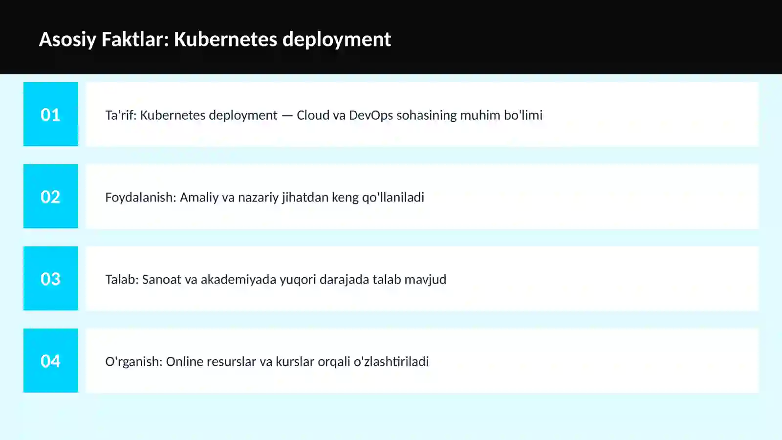 Kubernetes deployment 3