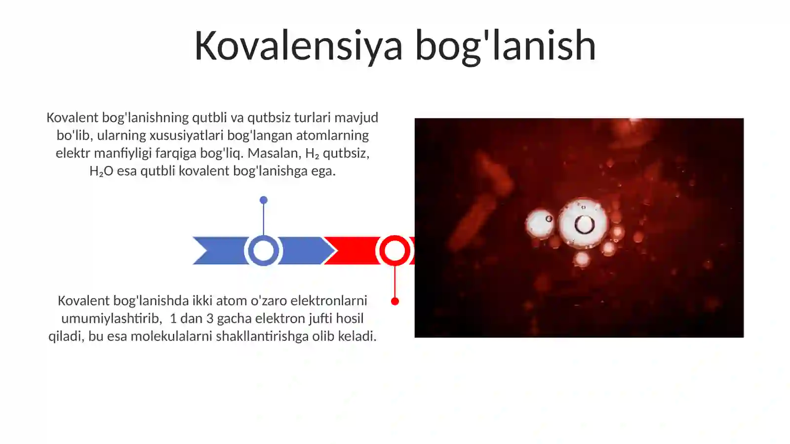 Kimyoviy bog'lanish va uning turlari. Atom yadrosining tarkibi 3