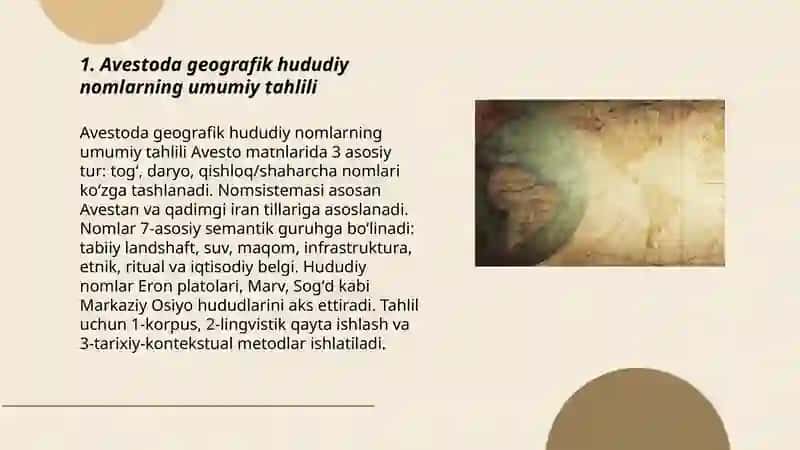 Avestoda geografik hududiy nomlari, ijtimoiy-iqtisodiy ma'lumotlar va siyosiy tarix 3