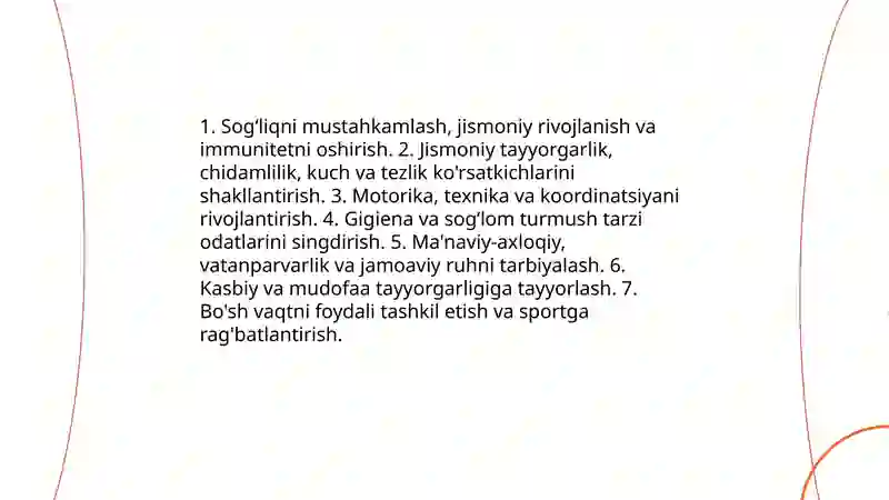 Jismoniy tarbiya vazifalari va vositalari 3