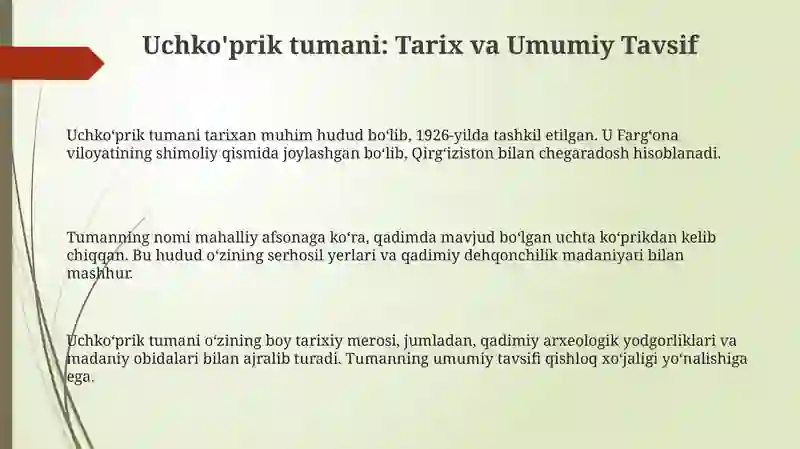 Uchko'prik tumani 3