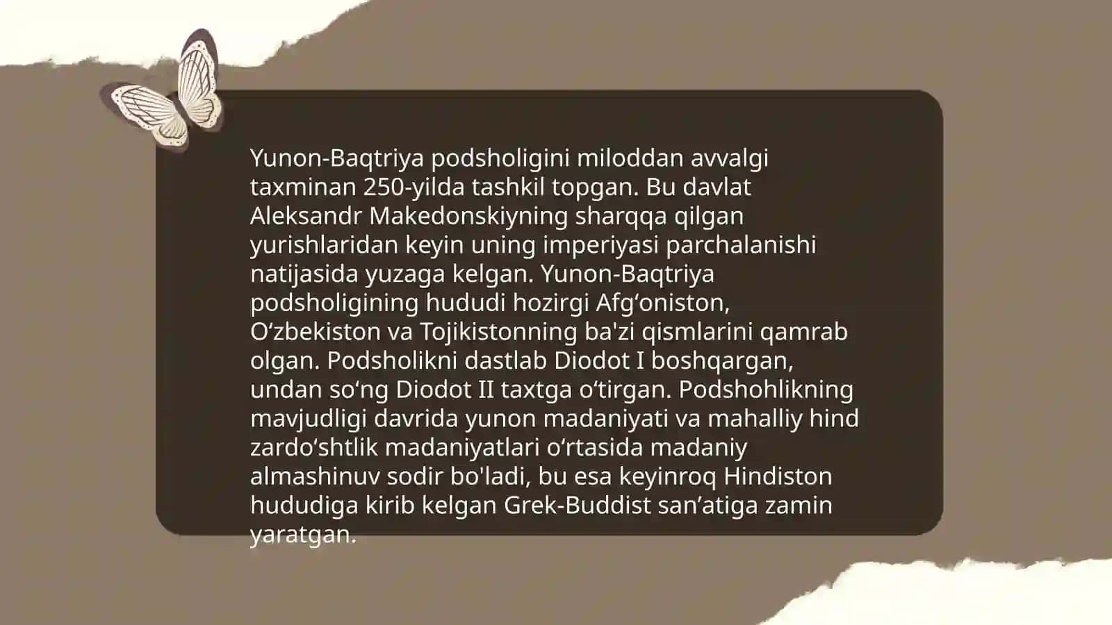 Yunon-baqtriya podsholigi tarixiy geografiyasi 3