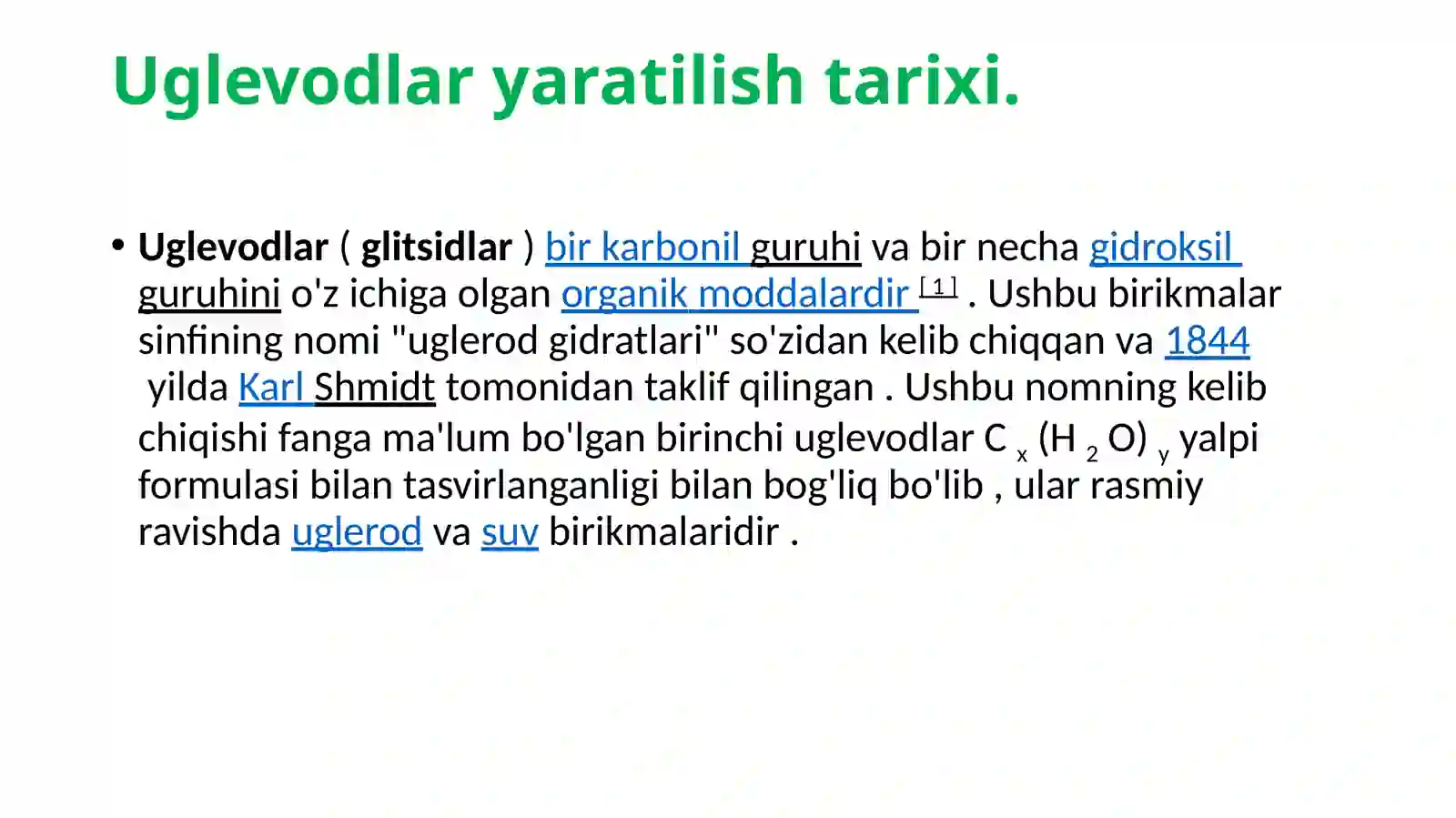UGLEVODLAR 3