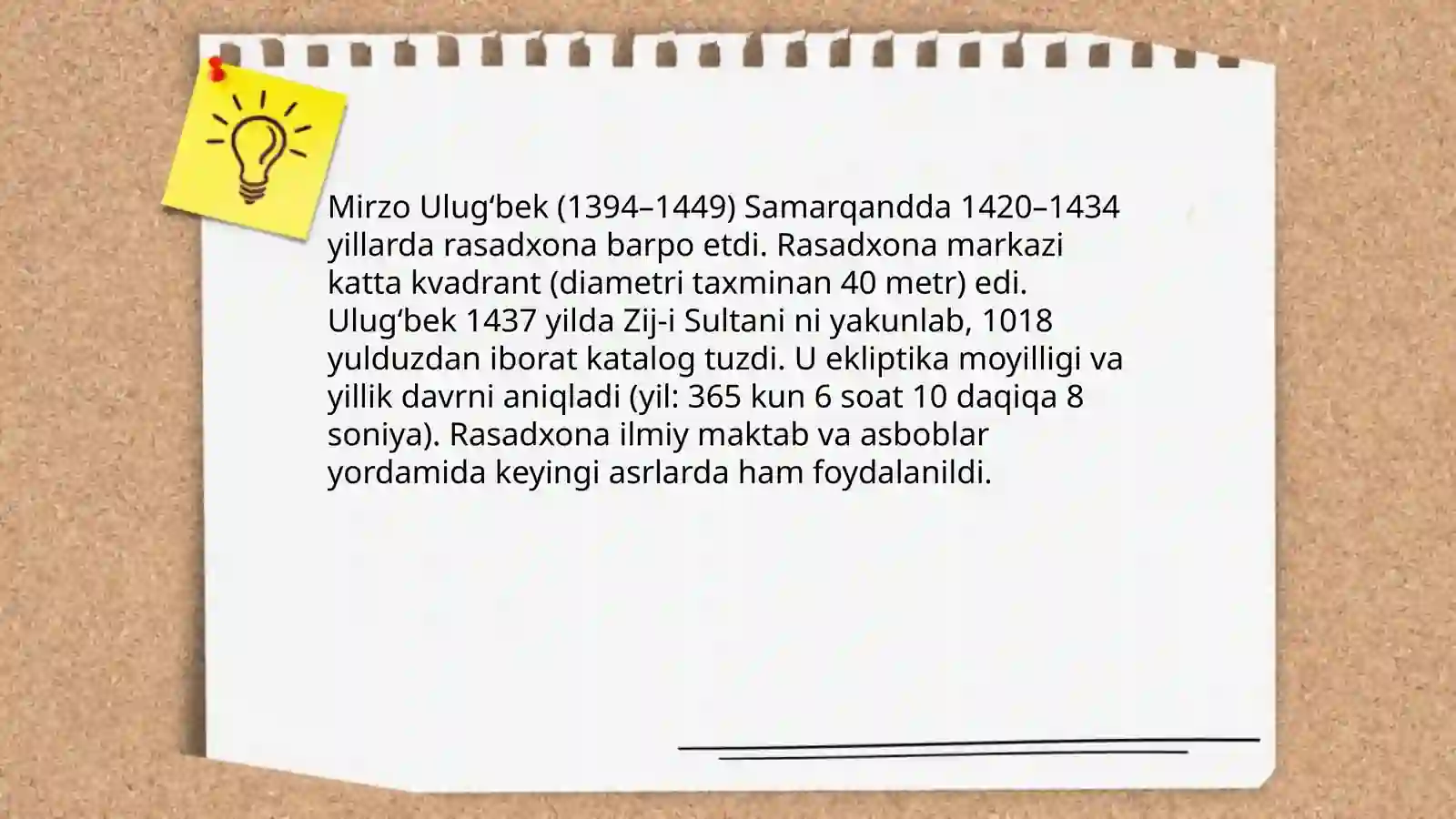 Mirzo Ulugʻbek va Zahiriddin Muhammad Boburning fan, madaniyat va maʼrifat taraqqiyotidagi oʻrni 3