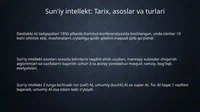 Suniy intelekt 3