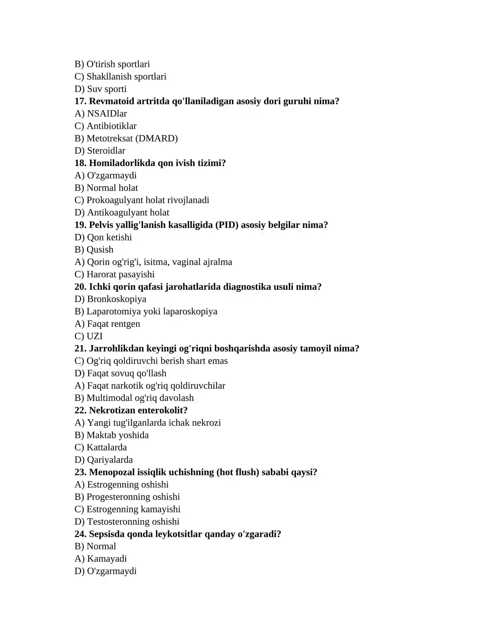 Qon tahlili savollari 3