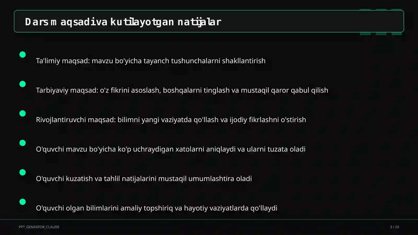 Aralash ta'lim (blended learning) modeli 3