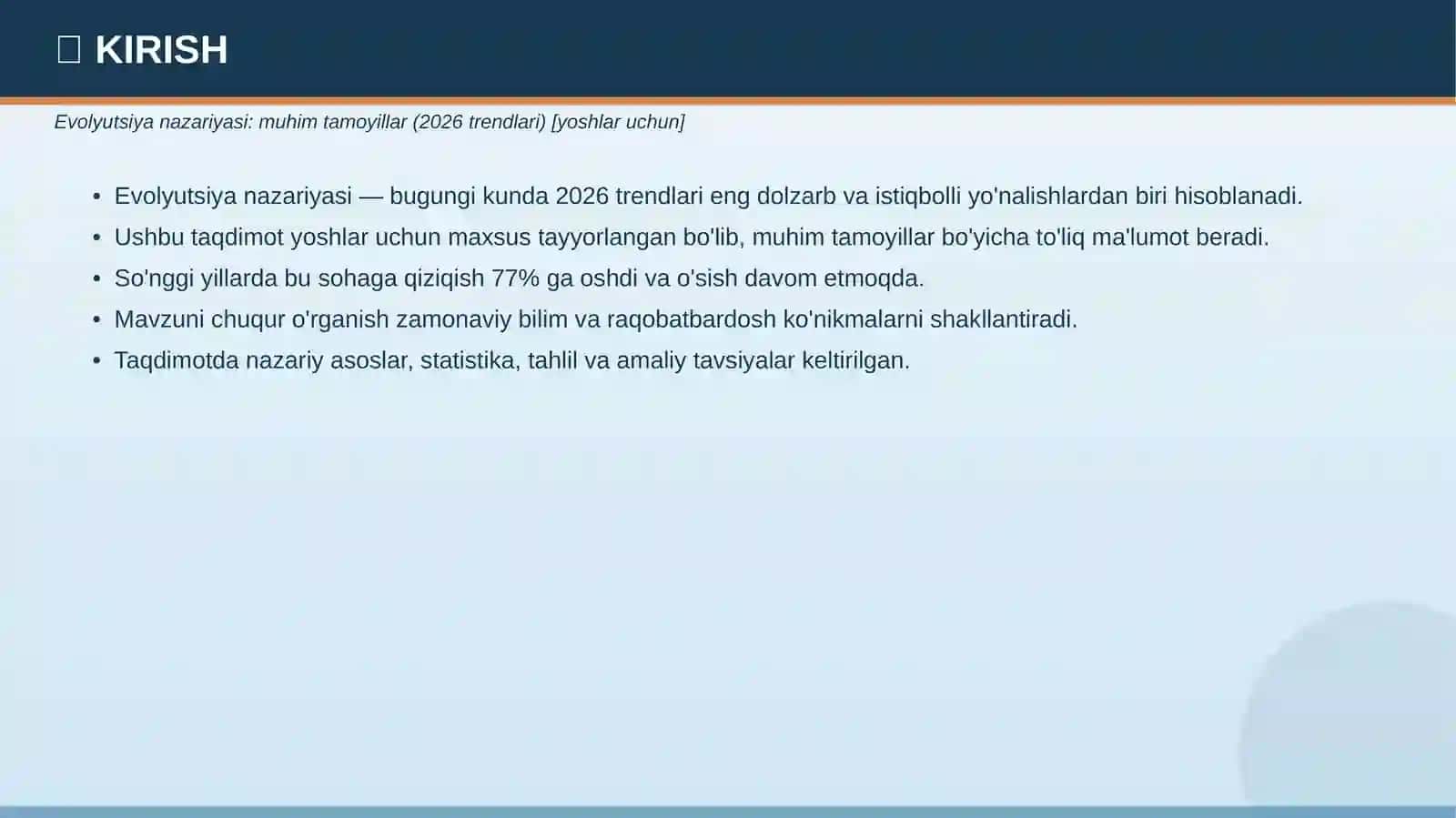 EVOLYUTSIYA NAZARIYASI 3
