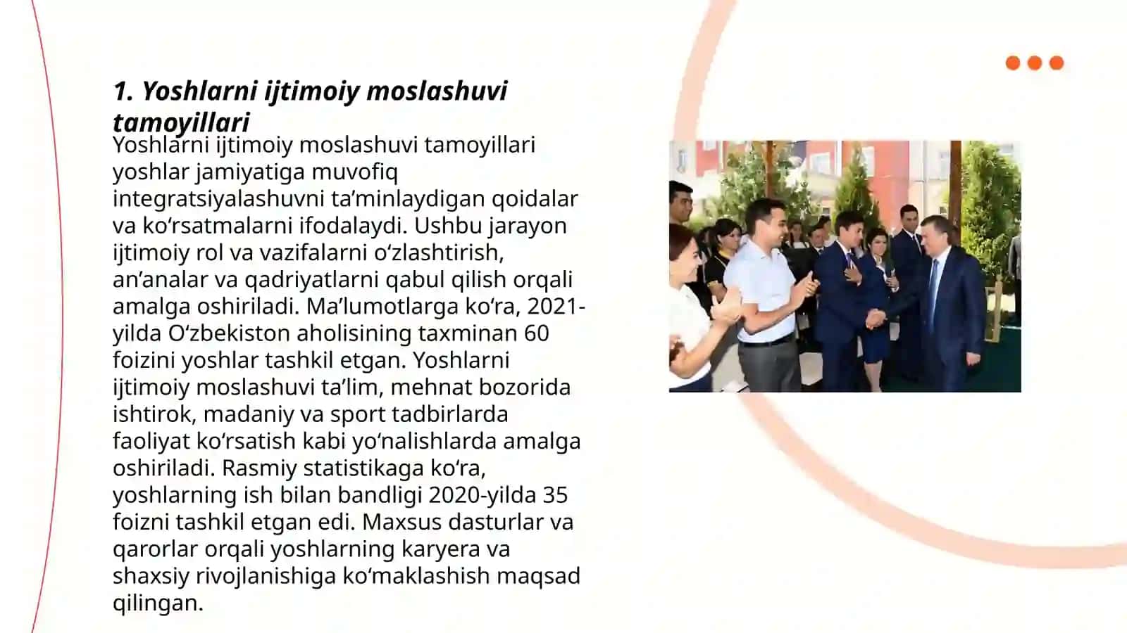 Yoshlar bilan ishlash tashkilotining ijtimoiy pedagogik faoliyati tamoyillari 3