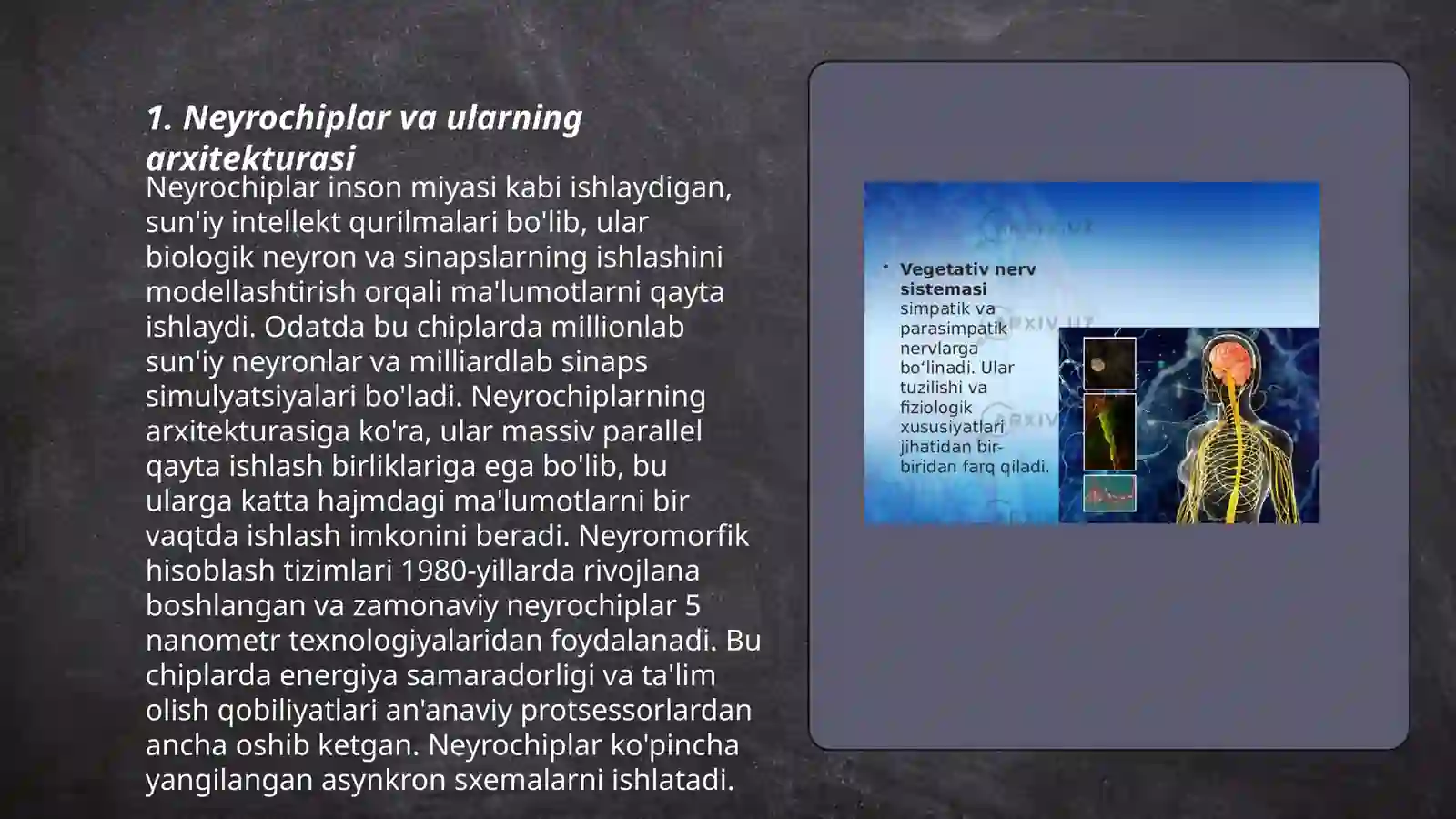 Neyrochiplar va ularning xususiyatlari 3