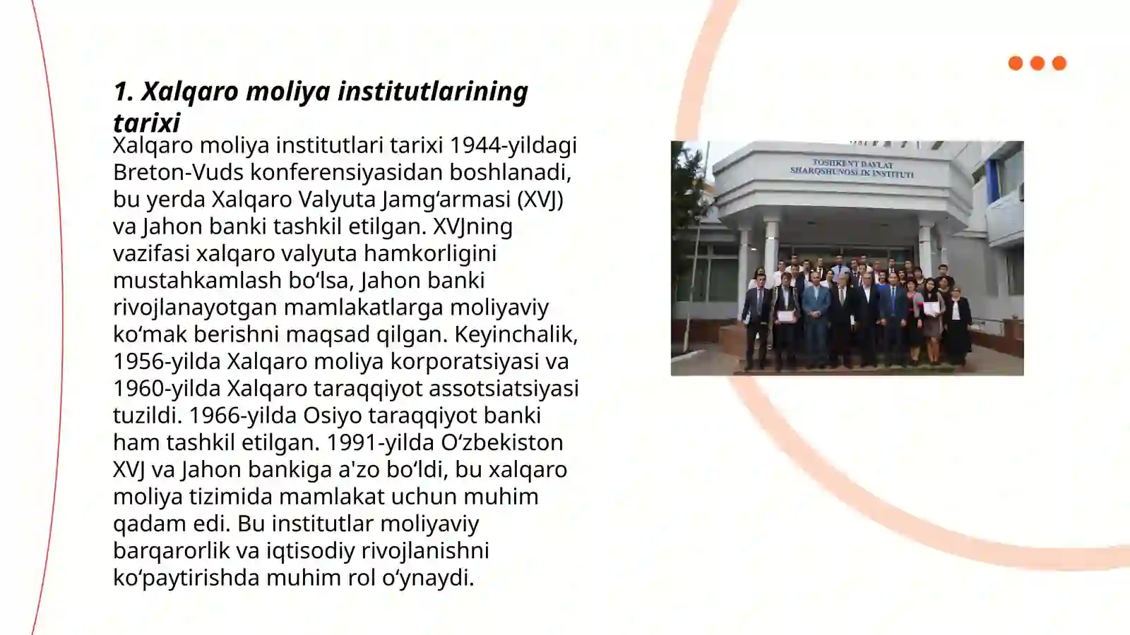 Xalqaro moliya institutlari 3