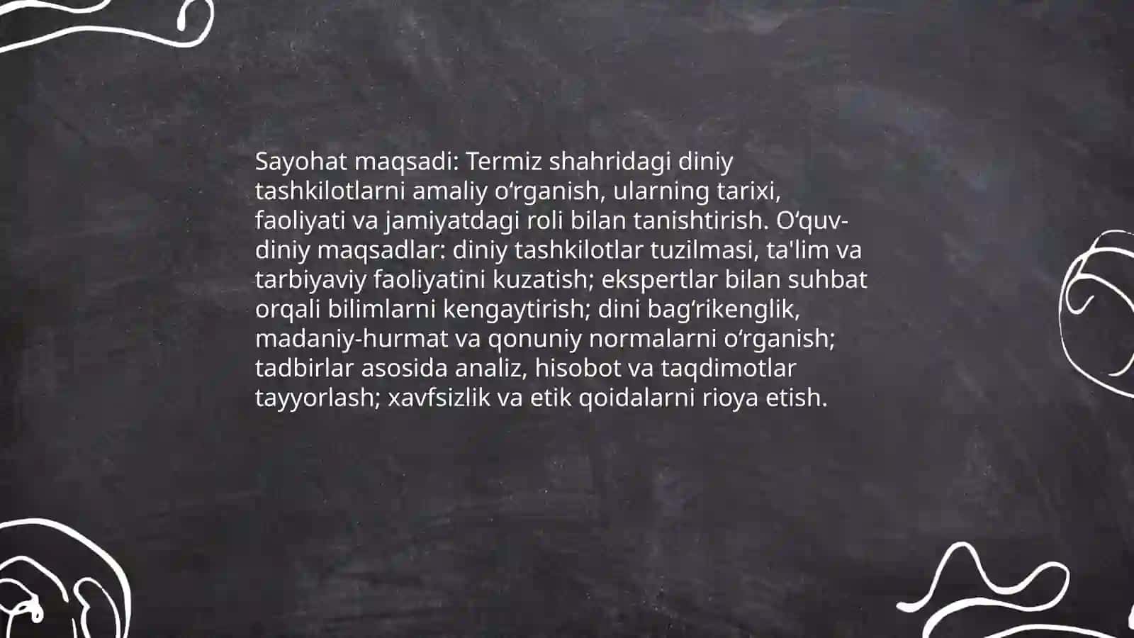 Diniy tashkilotlarga borish 3