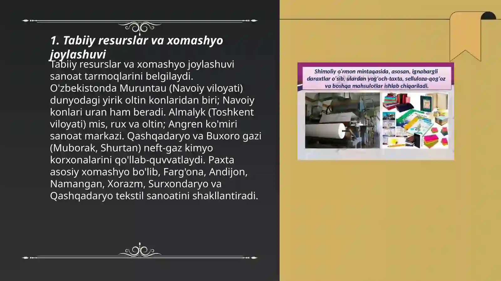 Sanoat tarmoqlarini joylashtirish 3