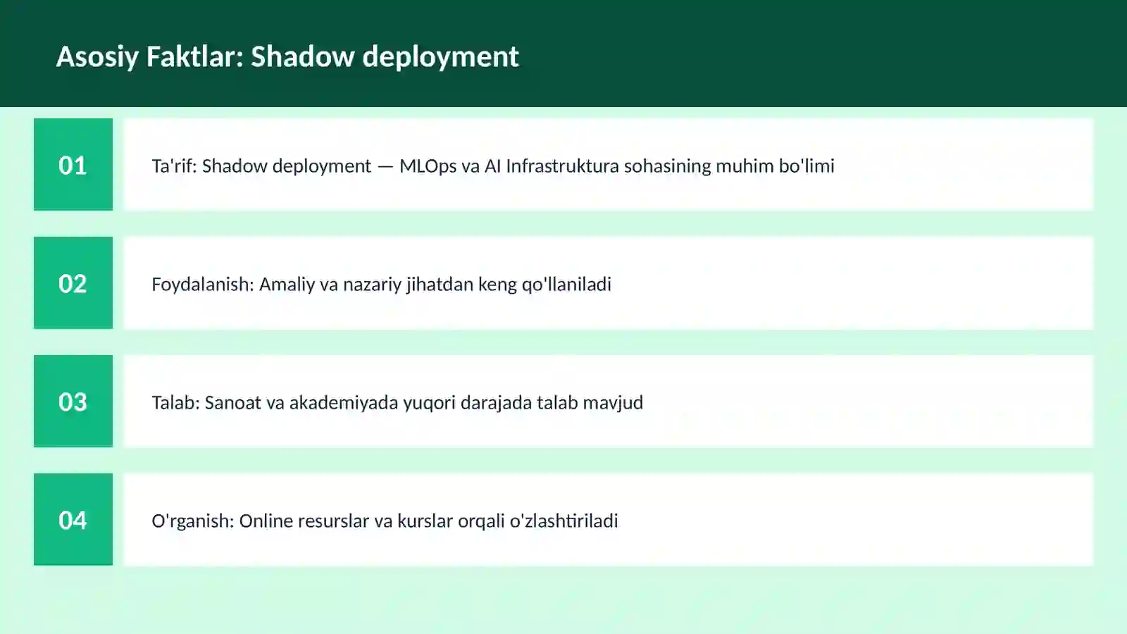 Shadow deployment 3