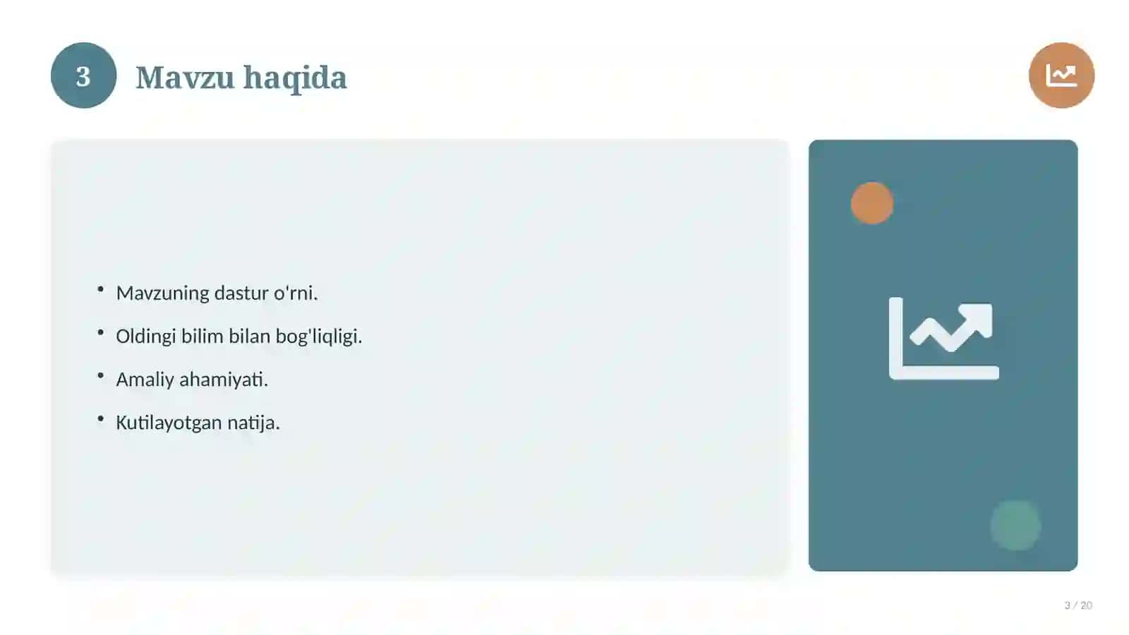 Tabiatshunoslik fanidan 1-sinf: 5-mavzu uchun batafsil dars ishlanmasi 3