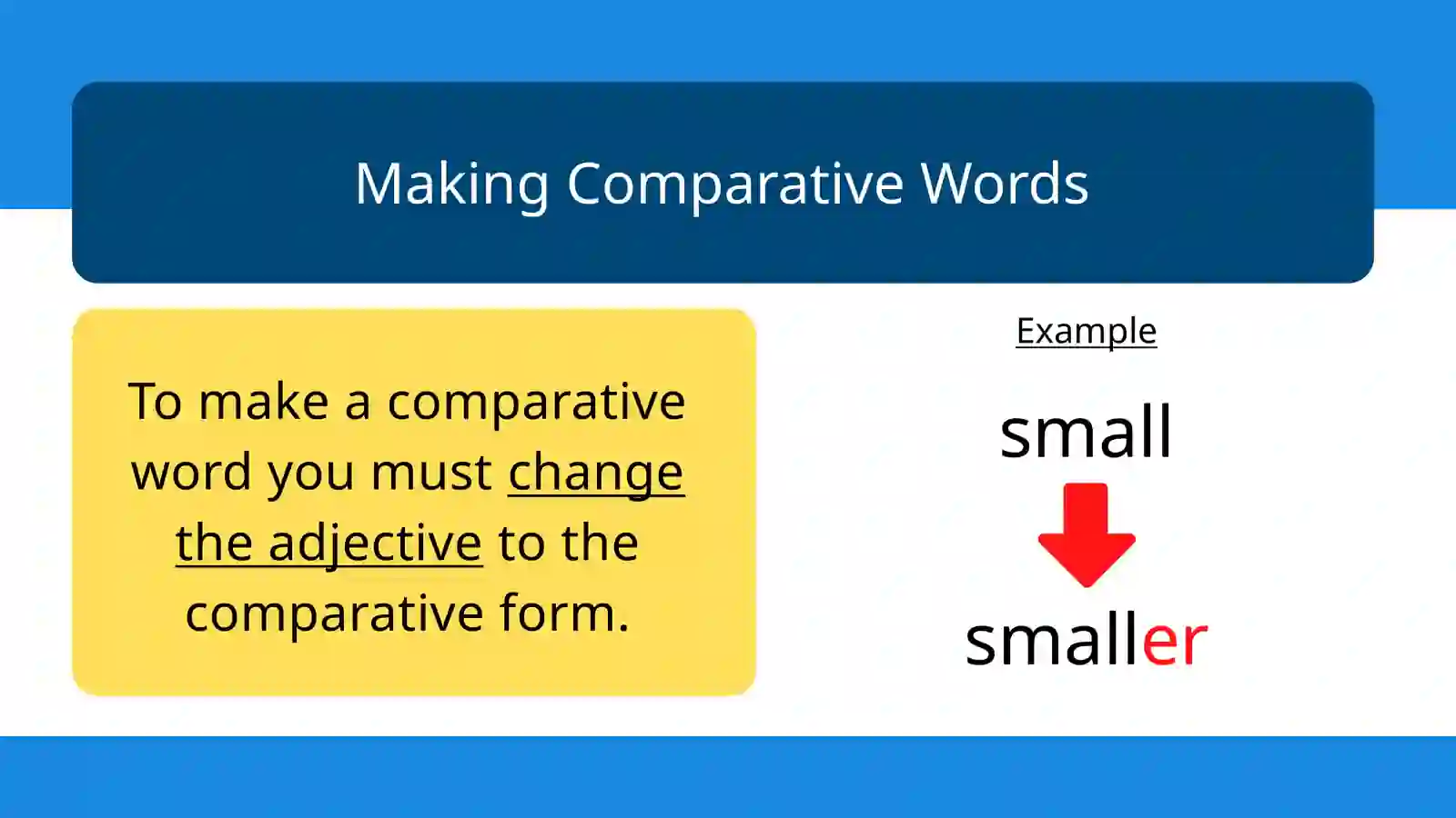 COMPARATIVE ADJECTIVES 3