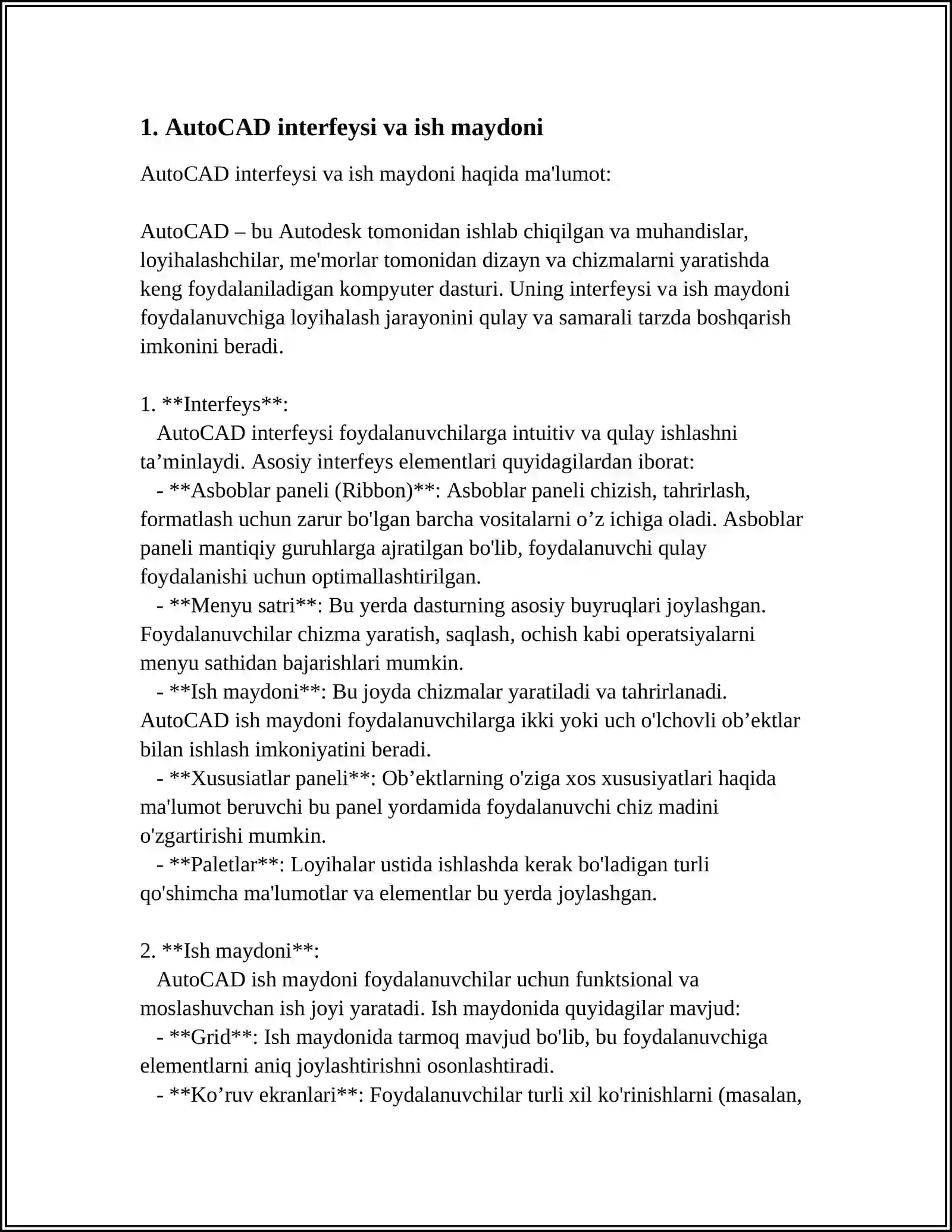 AUTOCAD 3