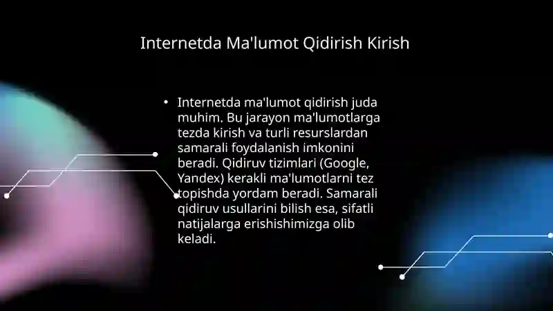 Internetda Ma'lumot Qidirish 3