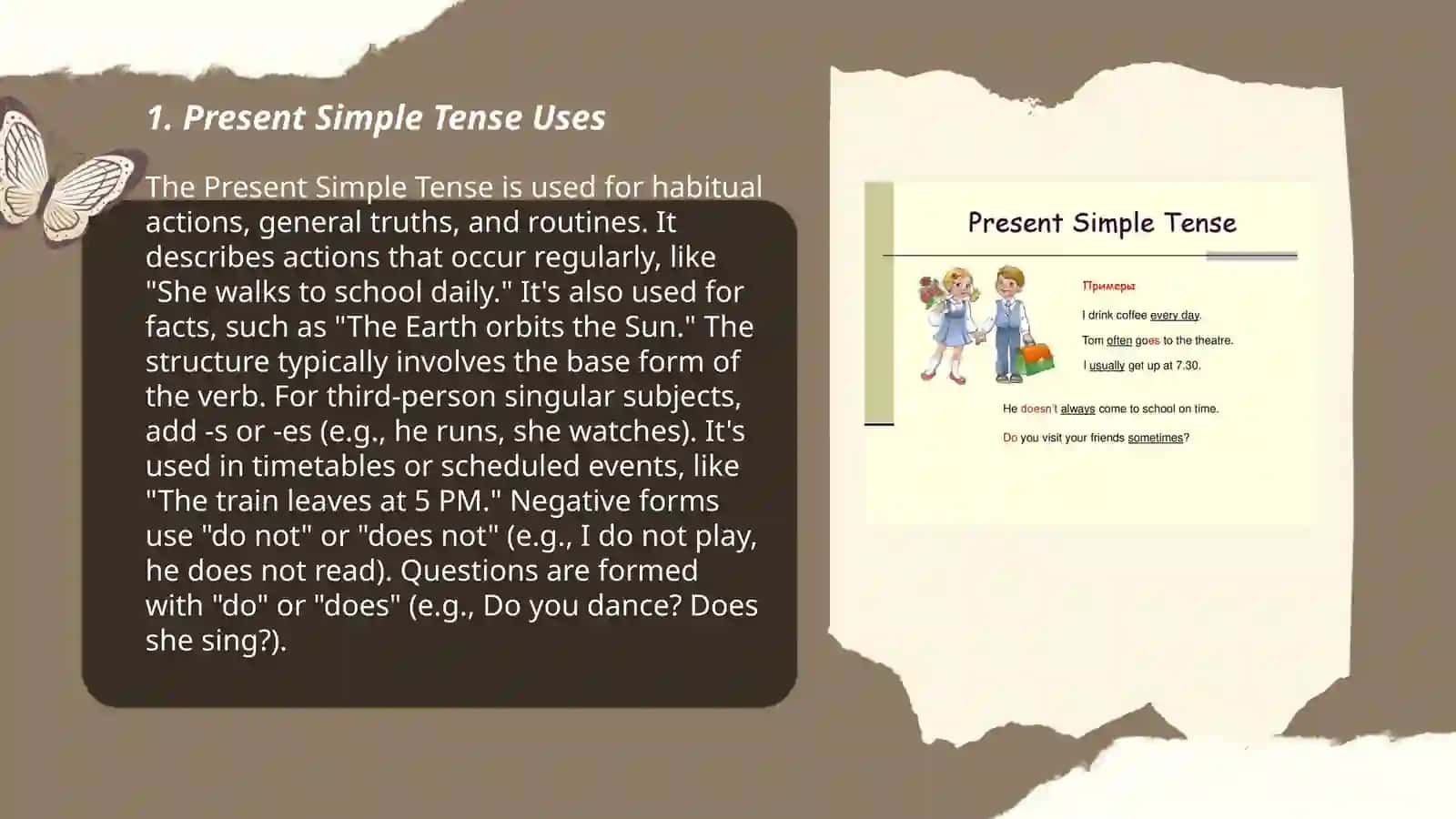 Present simple 3