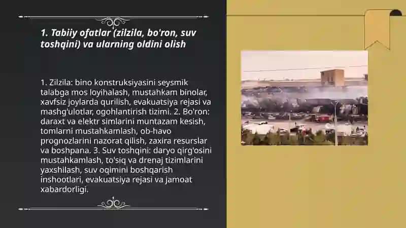 Tabiiy,texnogen,ekologik va ijtimoiy tusdagi favqulodda vaziyatlarda 3