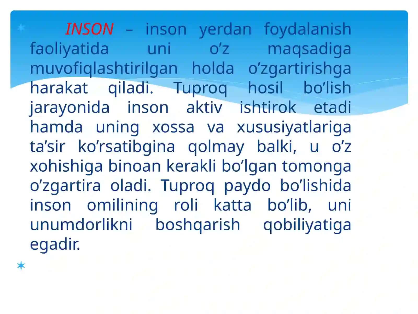 Tuproq hosilqiluvchi omillar 3