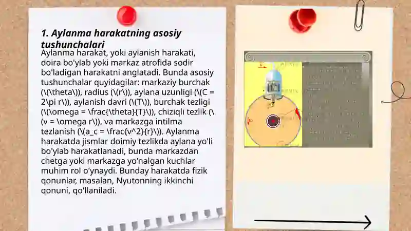 Qattiq jism aylanma harakat dinamikasining asosiy qonuni.Geroskoplar 3