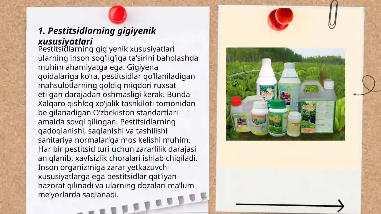 Pestitsidlar va mineral oʻgʻitlarni qoʻllash gigiyenasi asoslari 3