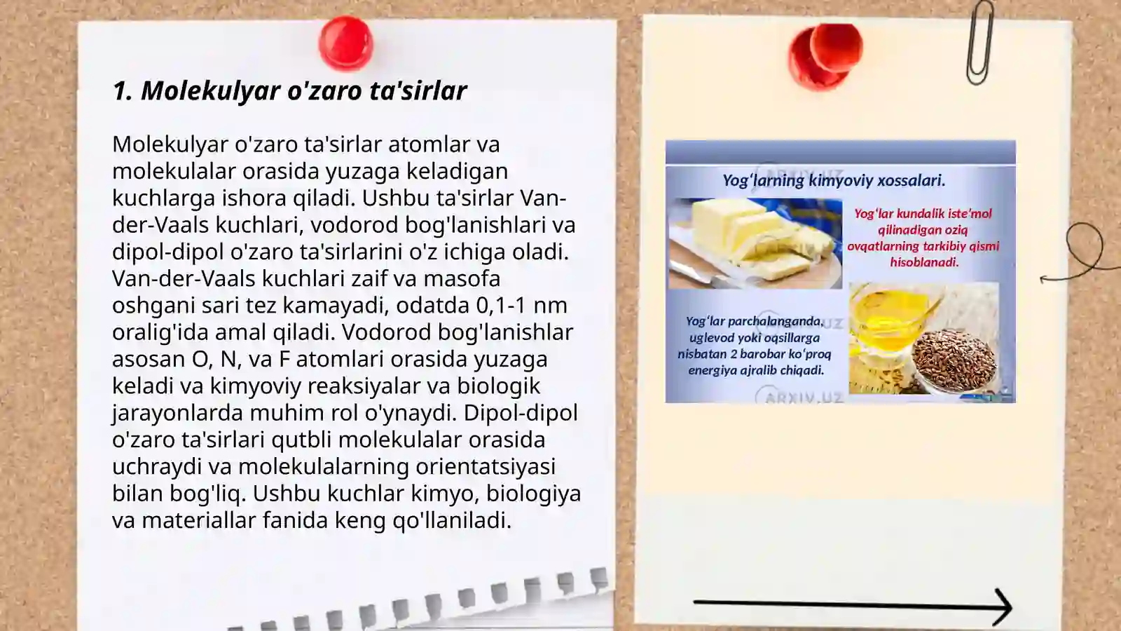Suyuqliklar molekulyar tuzilishining xususiyatlari 3